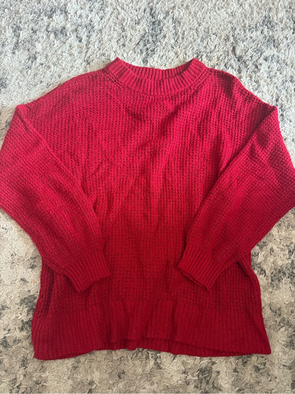 American Eagle Outfitters Red Crewneck Sweater
